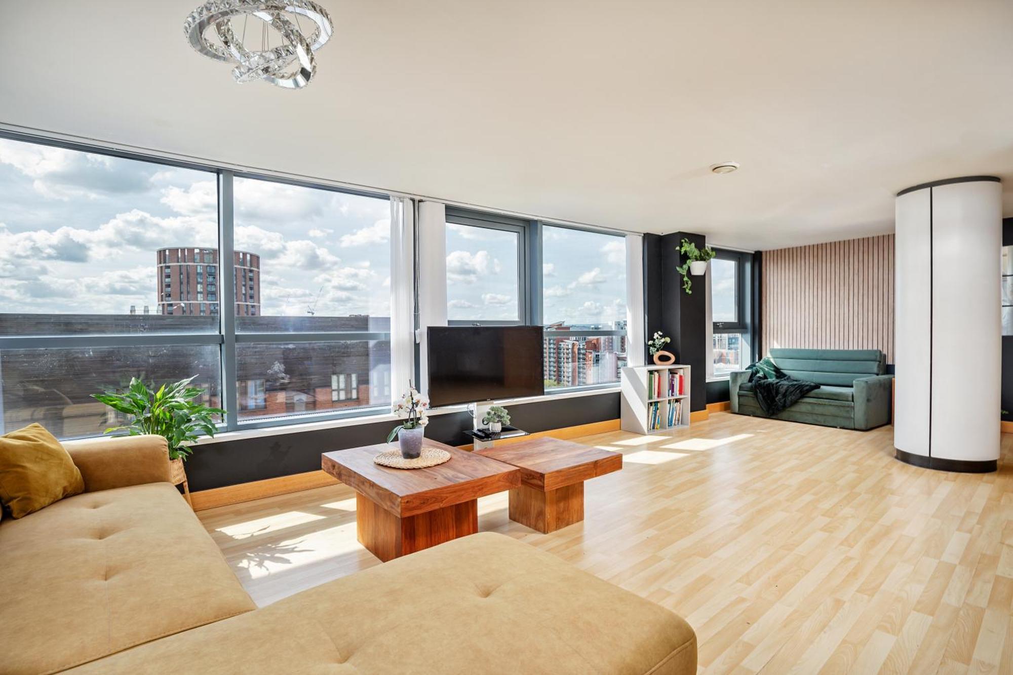 Large Central Penthouse In Leeds Leeds  Buitenkant foto